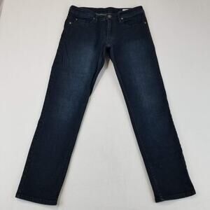 Buffalo David Bitton Jeans Mens 32x30 Blue Jackson Straight Stretch Dark Wash
